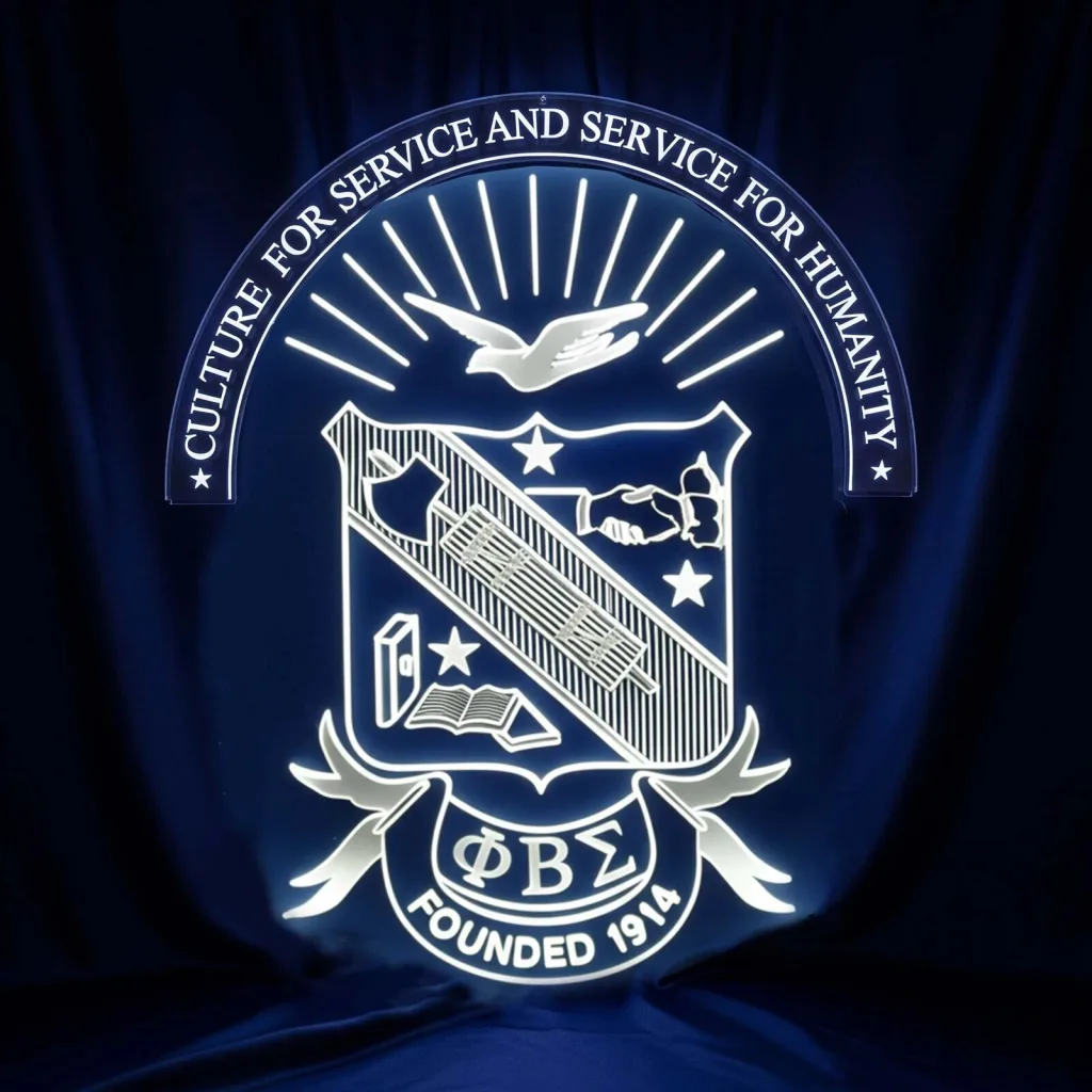 LED Wall Sign Featuring Phi Beta Sigma Fraternity LED Wall Sign Featuring Phi Beta Sigma Fraternity