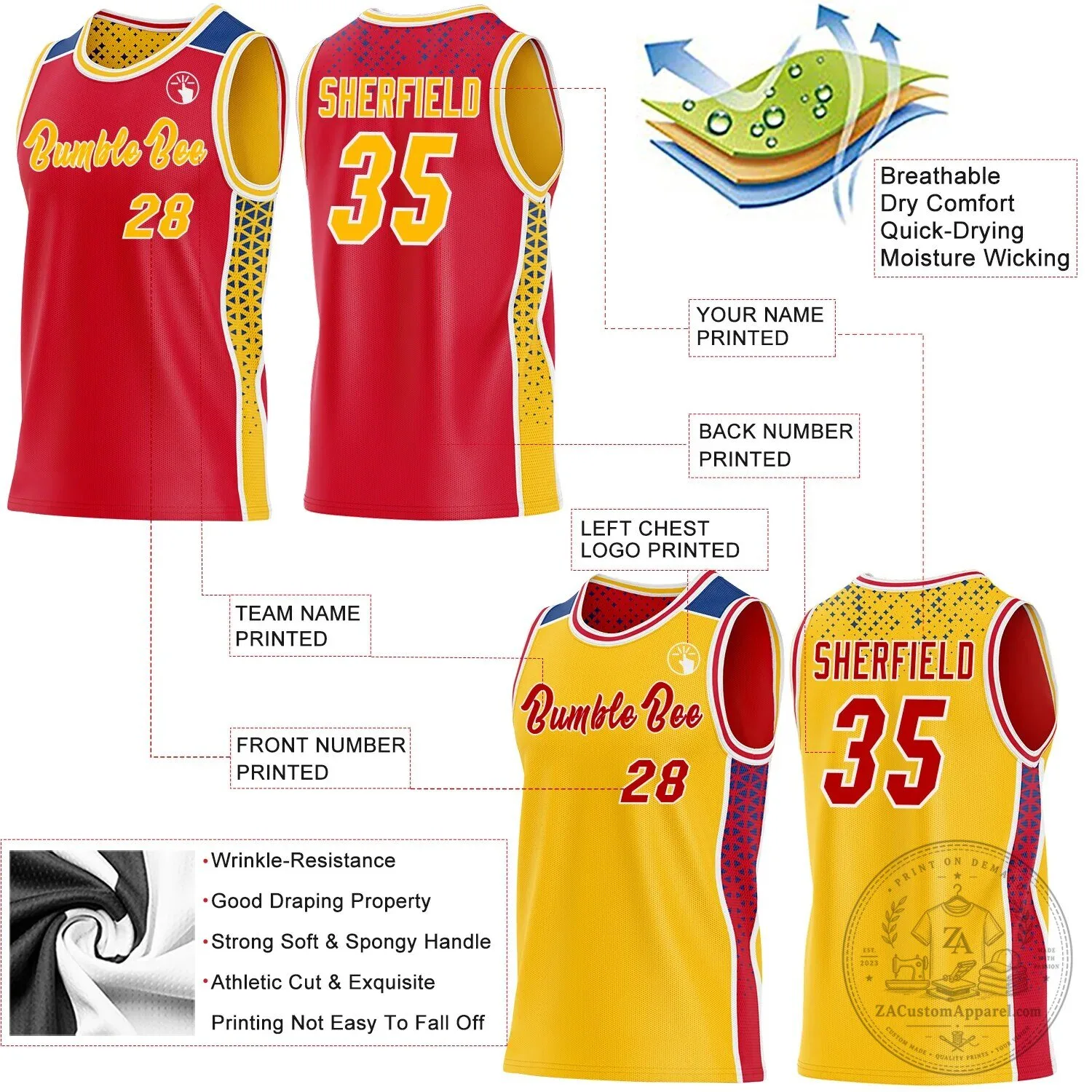 Custom Red Gold White Royal Side Panel Stripe Geometric Triangle Gradient Dot Reversible Basketball Jersey 11 Custom Red Gold White Royal Side Panel Stripe Geometric Triangle Gradient Dot Reversible Basketball Jersey