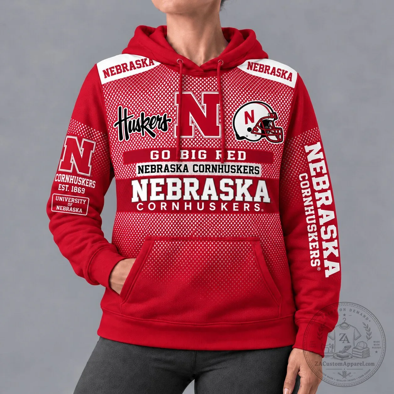 Nebraska Cornhuskers Football Team Red Game Day Hoodie 1 Nebraska Cornhuskers Football Team Red Game Day Hoodie