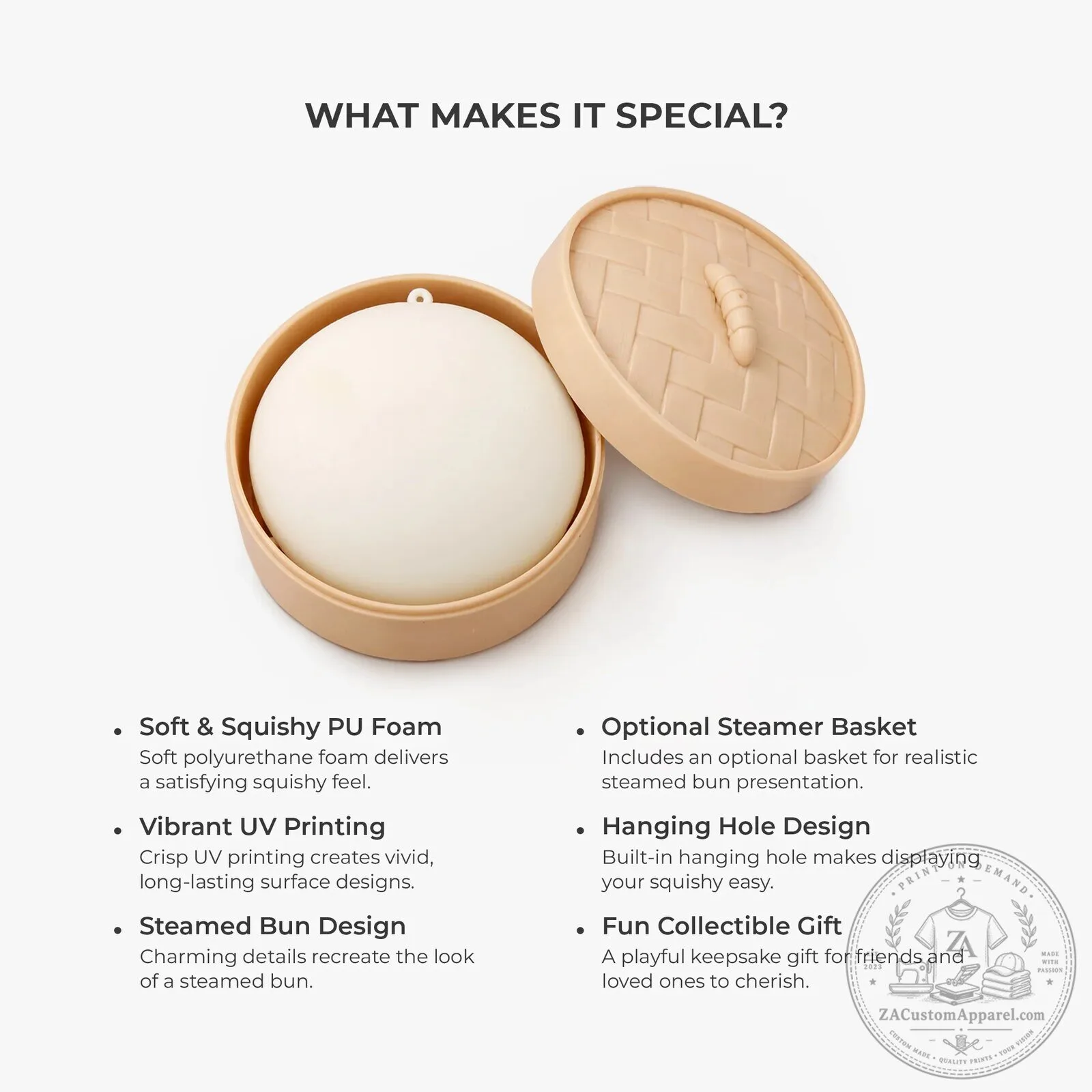 Personalized Birth Month Flower Steamed Bun Squishy Stress Relief Toy 9 Personalized Birth Month Flower Steamed Bun Squishy Stress Relief Toy