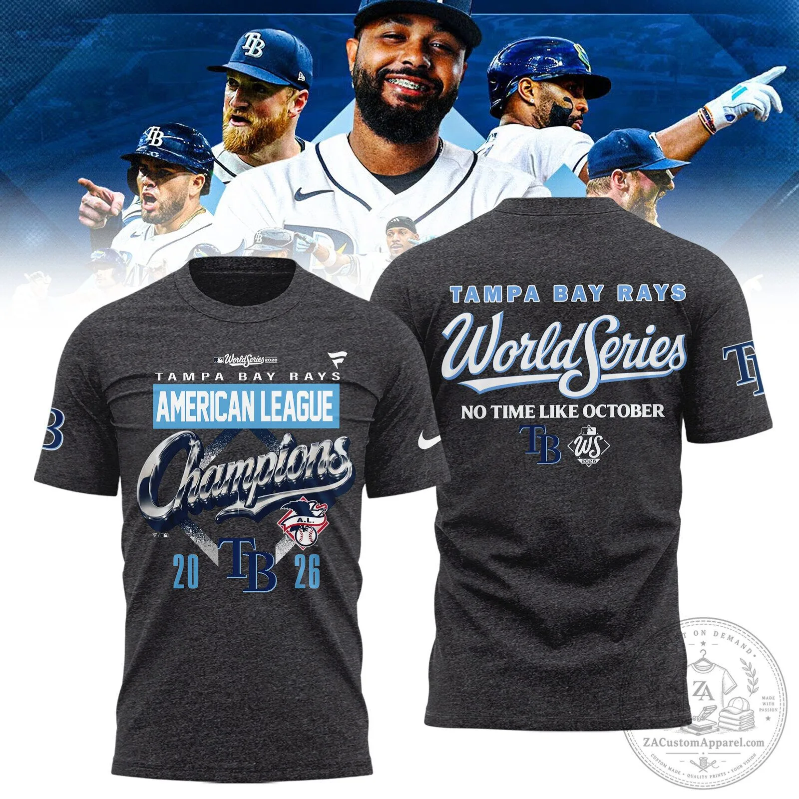 Tampa Bay Rays 2026 American League Champions World Series T-Shirt