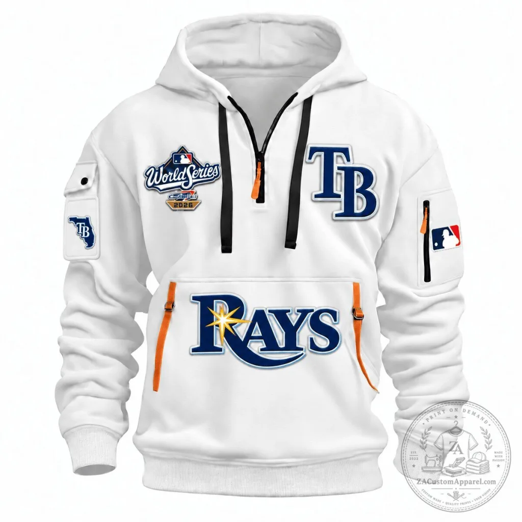 Tampa Bay Rays 2026 World Series Champions White Hoodie Tampa Bay Rays 2026 World Series Champions White Hoodie