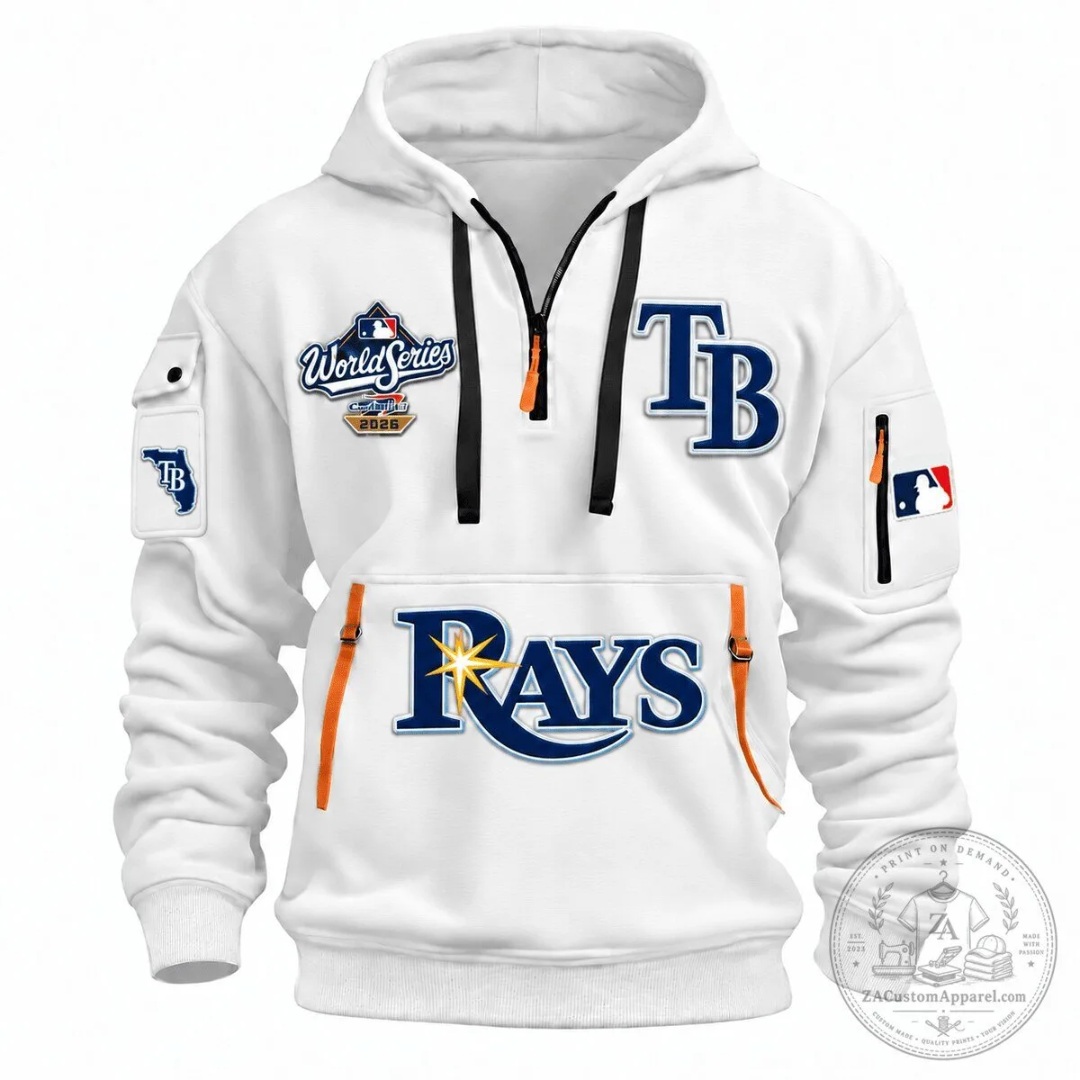 Tampa Bay Rays 2026 World Series Champions White Hoodie