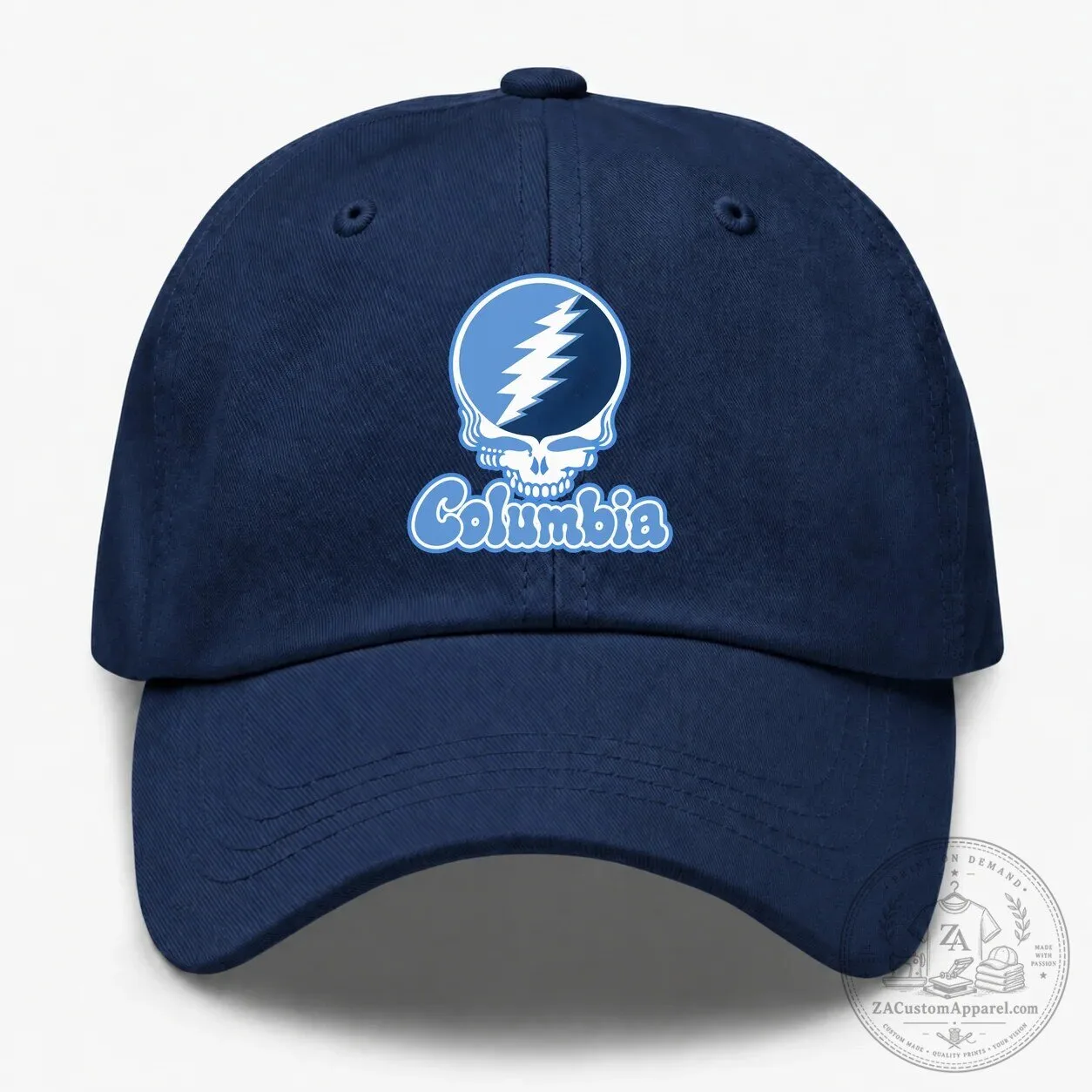 Grateful Dead Steal Your Face Columbia University Logo Dad Hat 6 Grateful Dead Steal Your Face Columbia University Logo Dad Hat