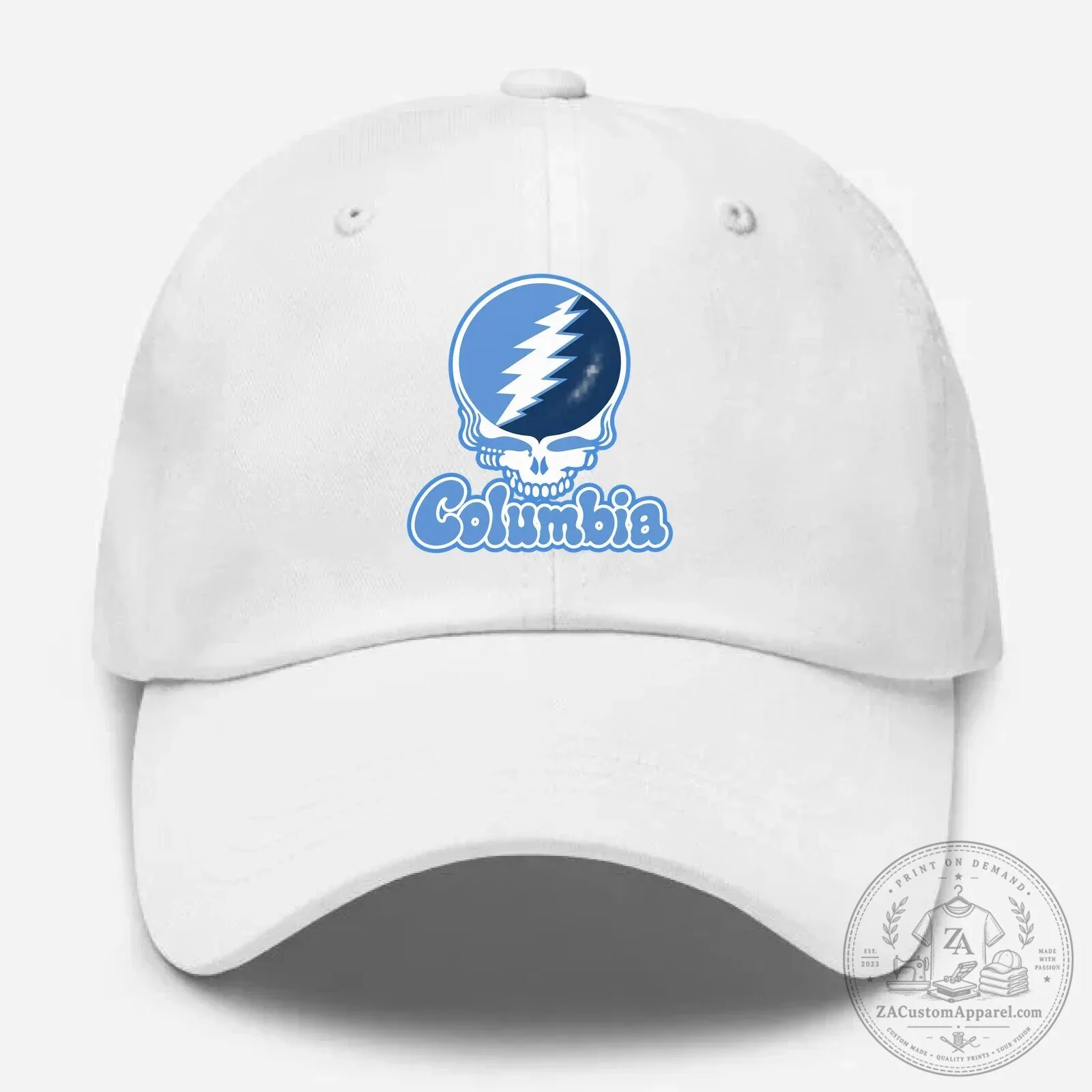 Grateful Dead Steal Your Face Columbia University Logo Dad Hat 9 Grateful Dead Steal Your Face Columbia University Logo Dad Hat