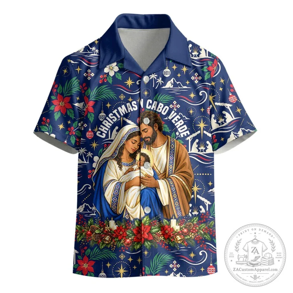Cape Verde Christmas Nativity Scene Hawaiian Shirt for Kids 5 Cape Verde Christmas Nativity Scene Hawaiian Shirt for Kids