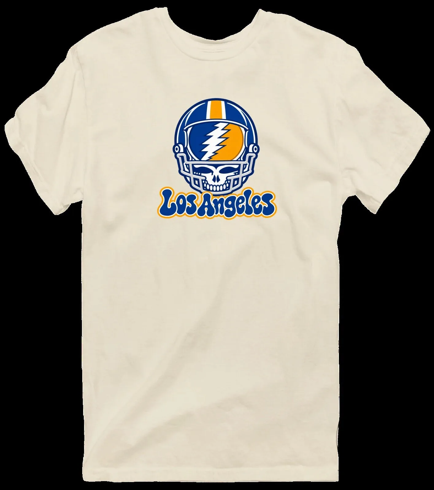 Los Angeles Football Helmet Stealie Grateful Dead Fan T-Shirt 16 Los Angeles Football Helmet Stealie Grateful Dead Fan T-Shirt