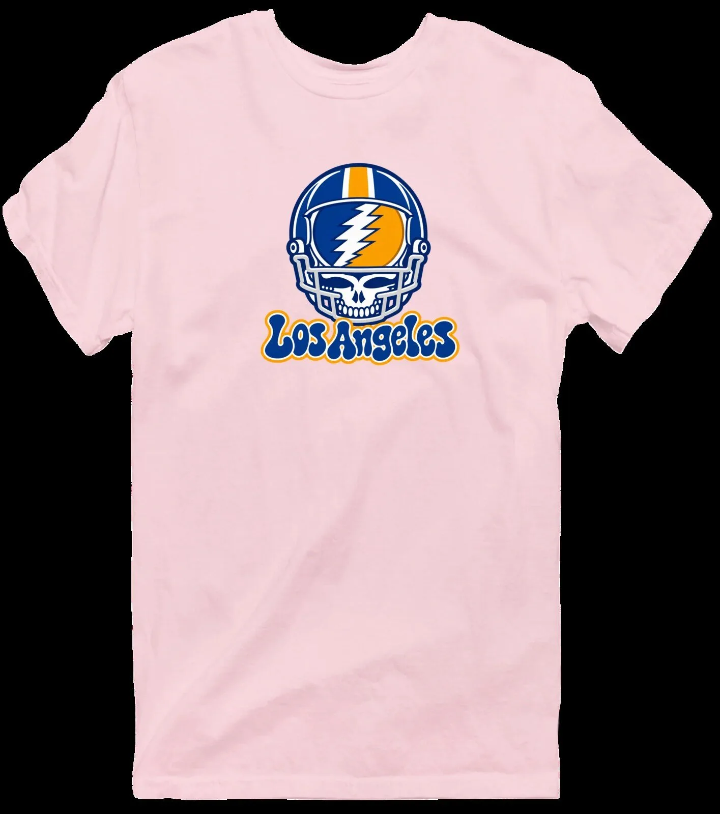 Los Angeles Football Helmet Stealie Grateful Dead Fan T-Shirt 18 Los Angeles Football Helmet Stealie Grateful Dead Fan T-Shirt