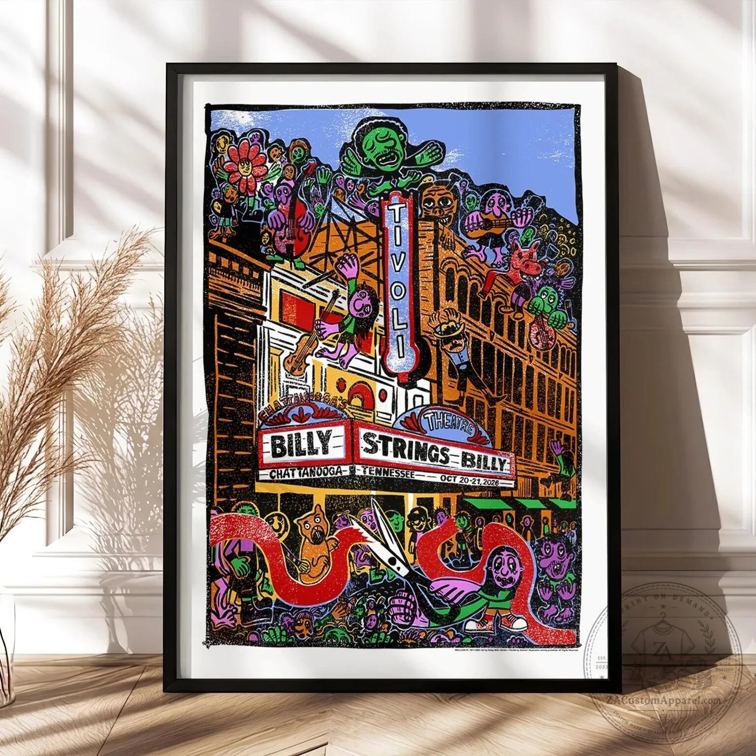 Billy Strings Chattanooga Tennessee Tivoli Theatre Concert Event Poster